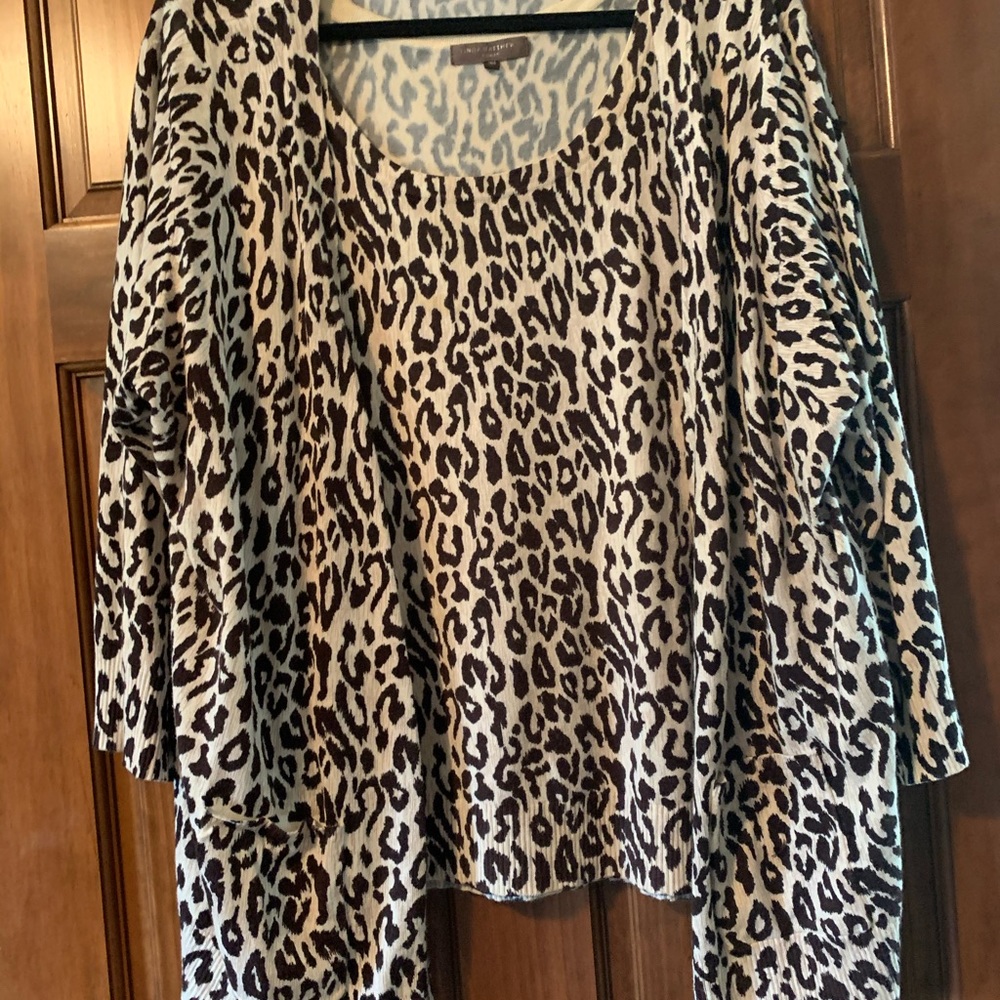 Cardigan set ( leopard )